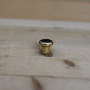POMELLO CILINDRICO A TAPPO IN OTTONE