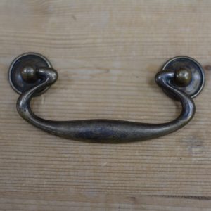 MANIGLIA IN OTTONE ANTICATO